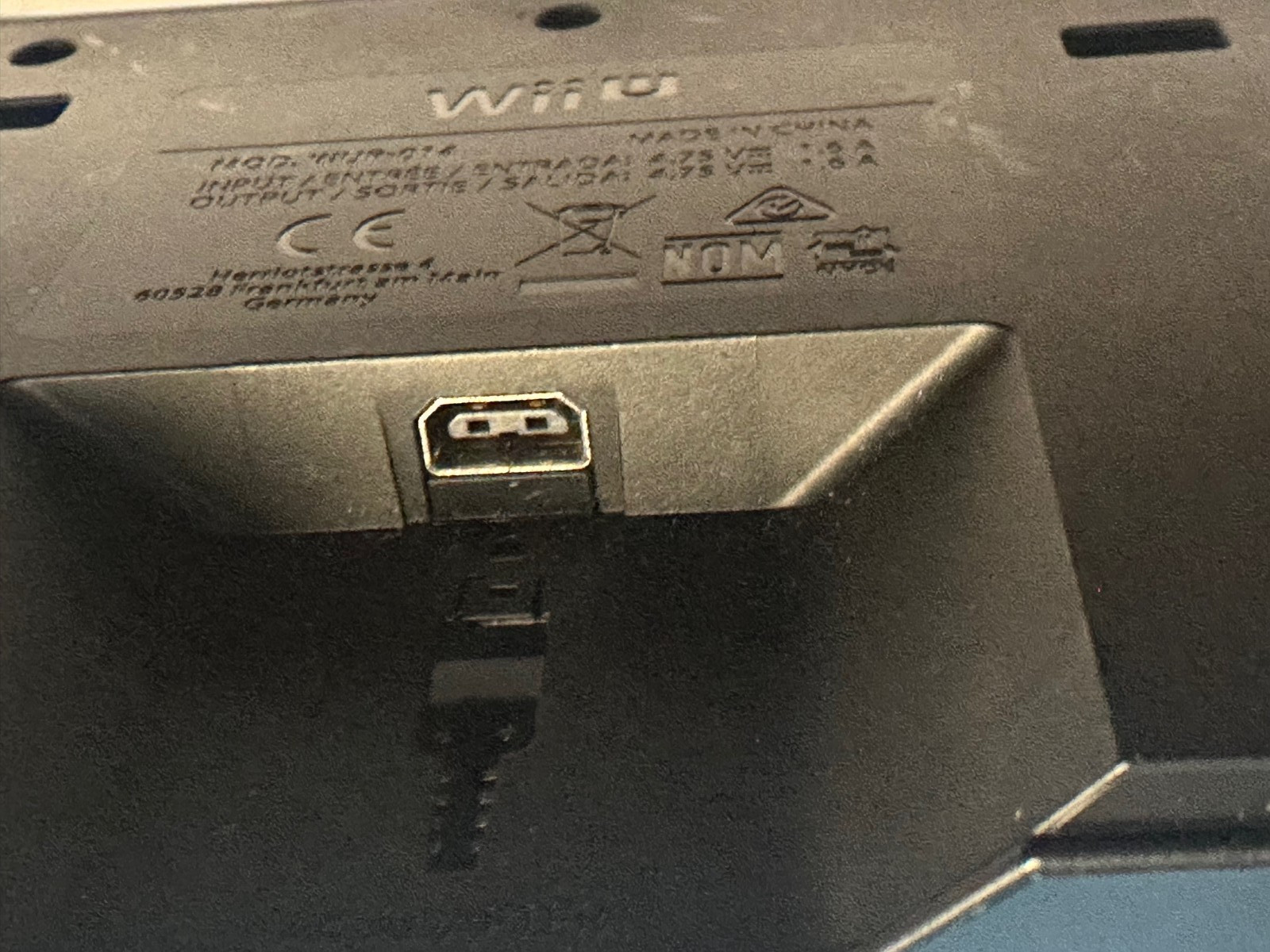 Genuine OEM Nintendo Wii U Gamepad Black Charge Dock Cradle WUP-014 Tested