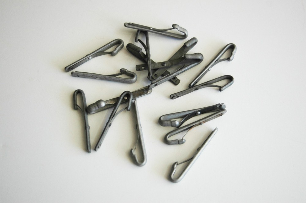 WWII German  equipment Snap Hooks for Breadbags