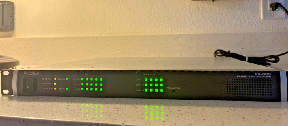 FOR.A FA-505 3G-SDI 5CH Frame Sync Up Down Cross Audio Embed/Deembed