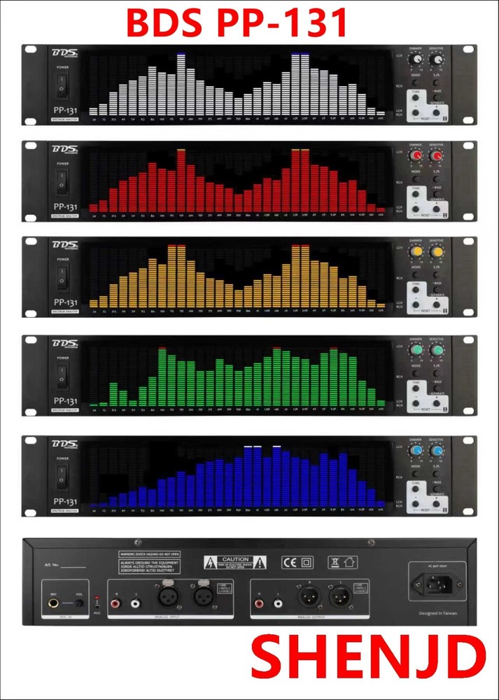 BDS PP-131 / PP-31 Digital Audio Spectrum Analyzer Display VU Meter 31-Segment @