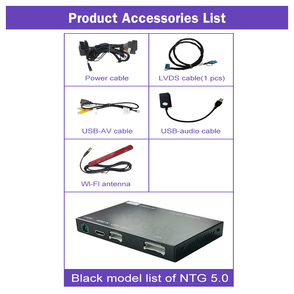 Wireless CarPlay Android Auto Interface For Mercedes Benz S Class W222 2014-2018