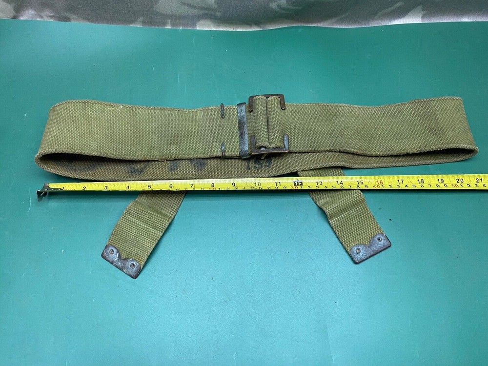 Original 1908 Pattern Webbing Belt, 2nd Foresters- Large Size in Great Condition