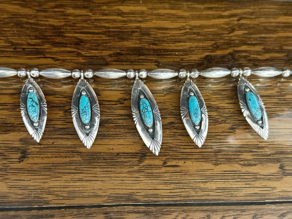 Sterling Turquoise Necklace