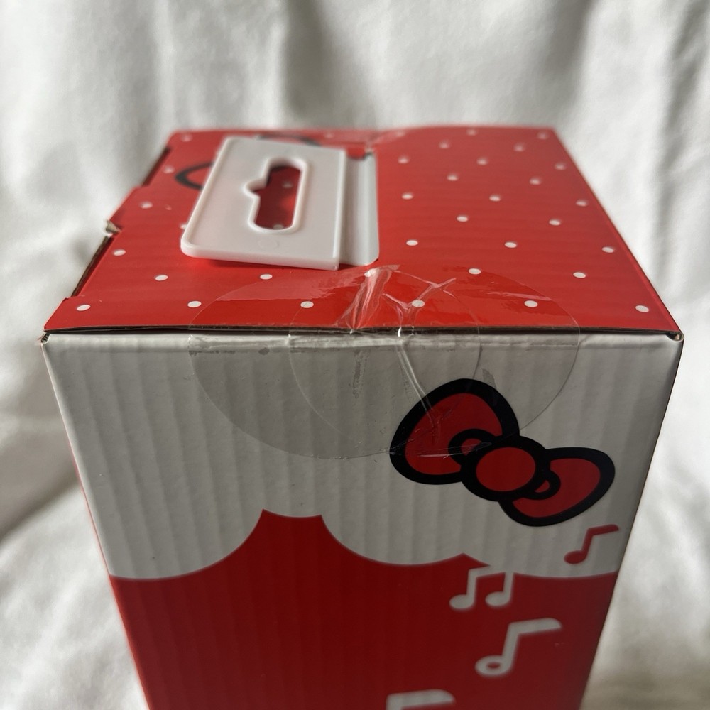 Hello Kitty Bluetooth Karaoke Microphone & Wireless Speaker USB Charging Red NIB