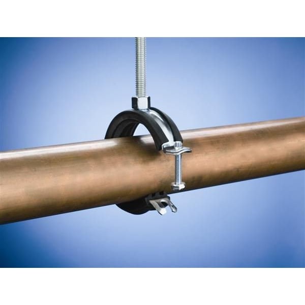 Nvent Caddy 454011 Ez-Riser Superfix Cushioned Pipe Clamp, 2 1/2 In