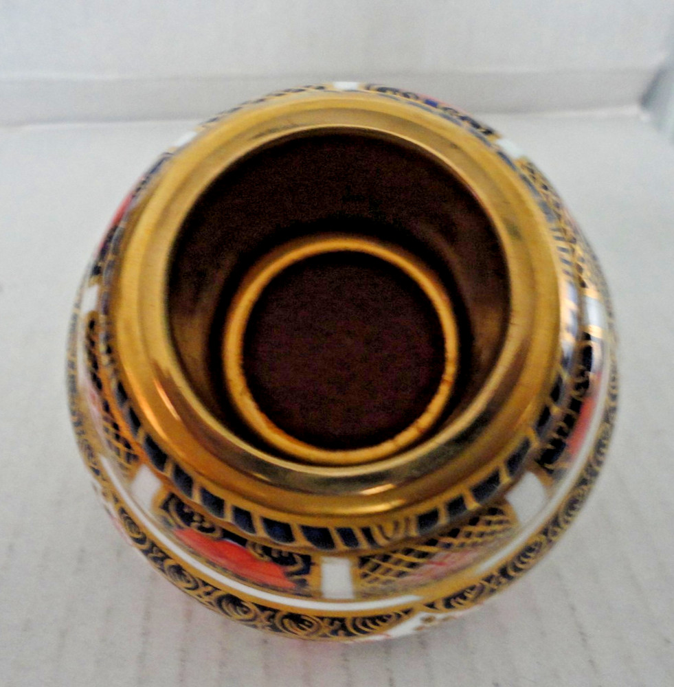 c1953 RONSON Royal Crown Derby Imari Table Lighter ENGLAND.