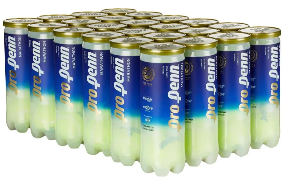 Pro Penn Marathon Extra Duty Tennis Balls - 1 Case/24 Cans