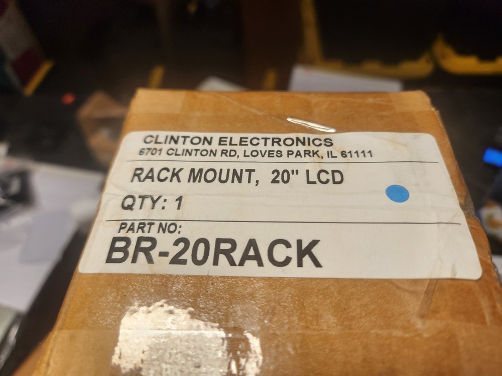 Clinton Electronics BR-20RACK...Rack Mount for 20" LCD
