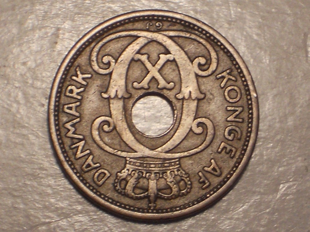 Denmark 1928 5 ORE (VF & Attractive)