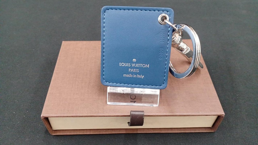Louis Vuitton Keyring Black Blue