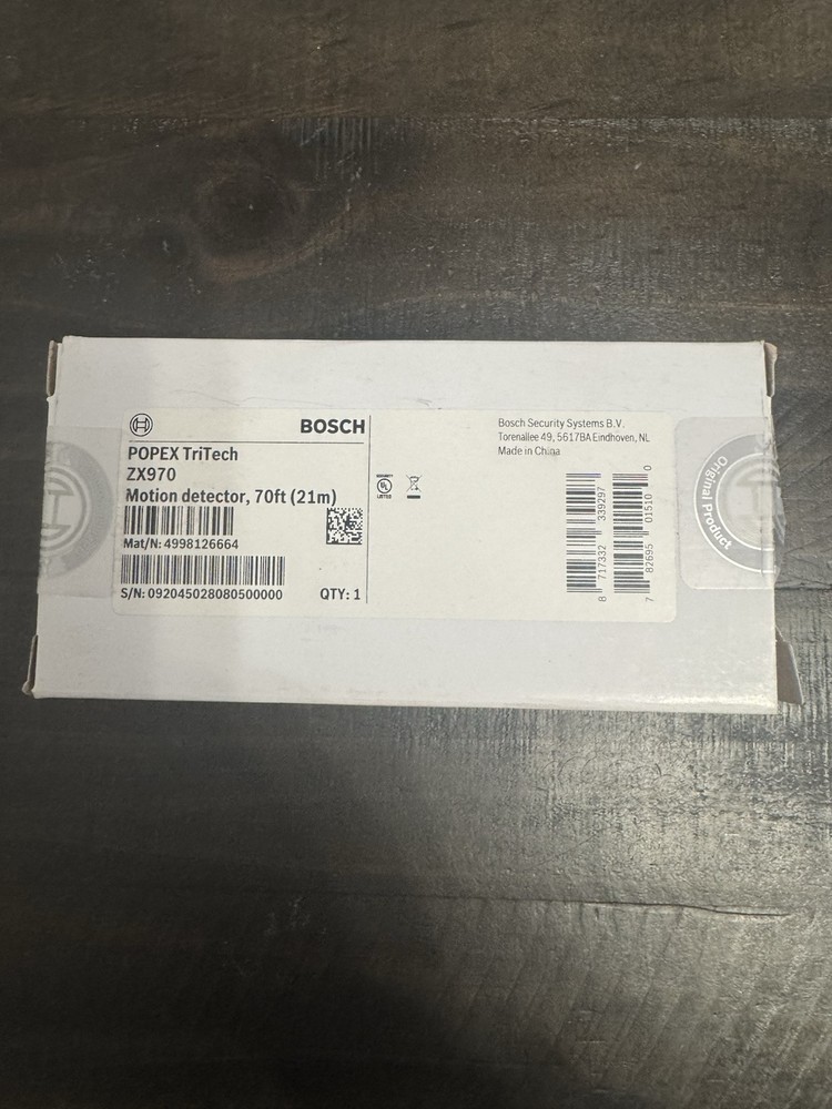Bosch Popex Tritech ZX970 Motion Detector,70ft