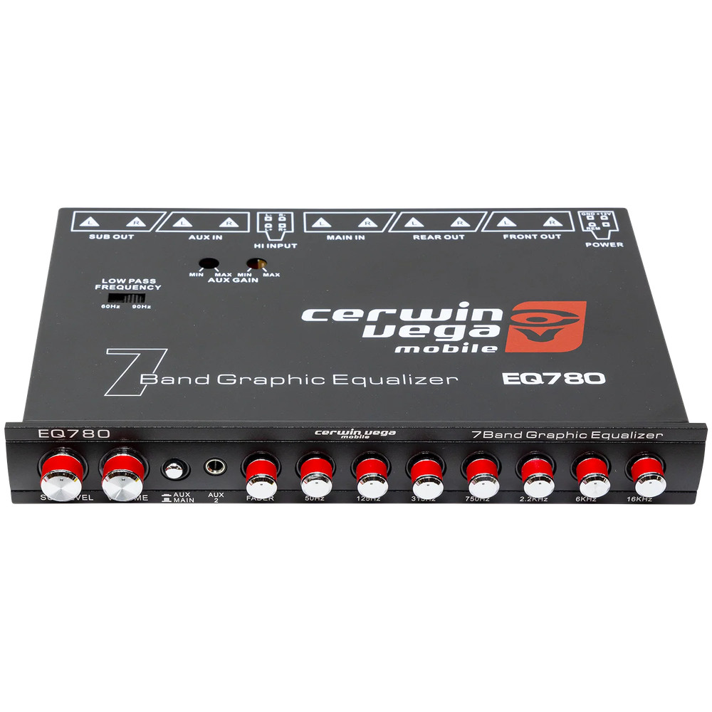 Cerwin Vega EQ780 7-Band Parametric EQ with Auxiliary Input