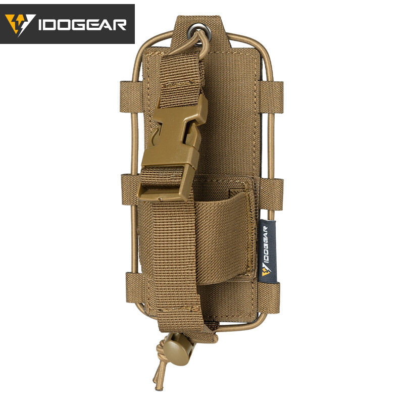IDOGEAR Tactical Radio Pouch MOLLE Walkie Talkie BAOFENG POFUNG UV5R UV82 Pouch