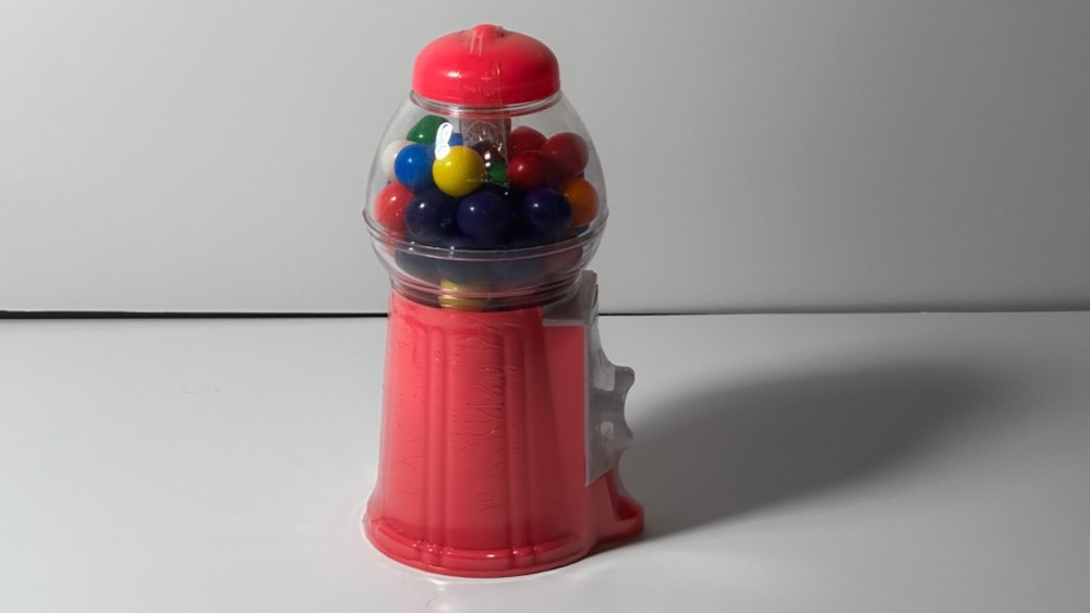 Reusable Gum Ball Machine Full and Mint from - 1996