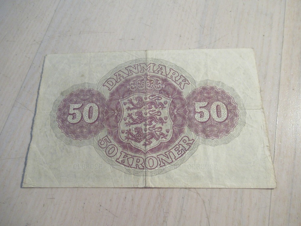 50 kroner 1954 Denmark Banknote