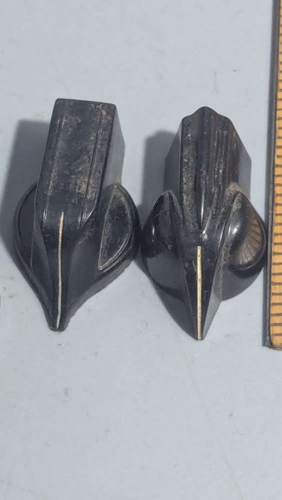 Vintage Daka Ware Chicago Radio Control Knob Lot Pointer Knobs Bakelite Ham