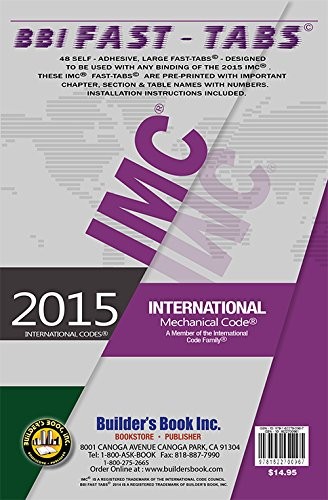 2015 International Mechanical Code Fast-Tabs Pamphlet – August 18, 2014