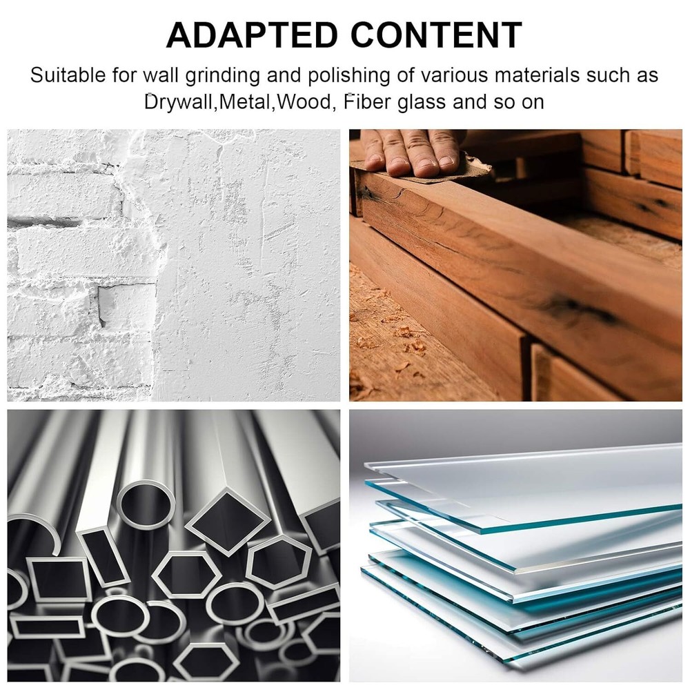 10-Pack Pure Sanding Surface:Premium 9" Yellow Discs with Solid Backing 220Grit