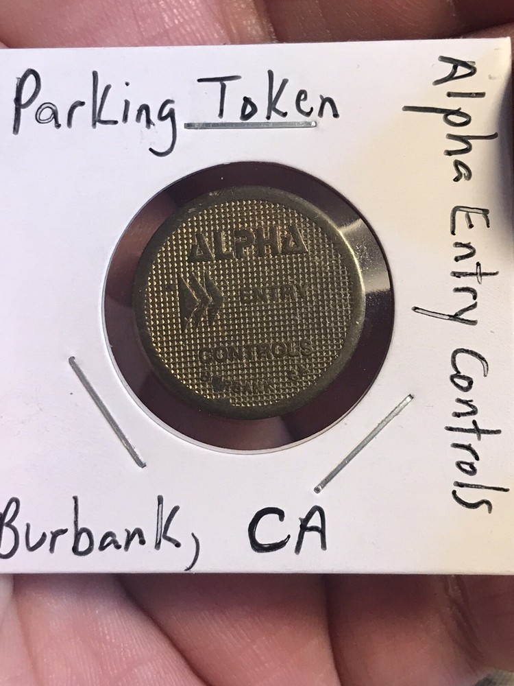 Parking Token - Alpha Entry Controls - Burbank, California