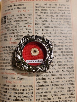First Class Reliquary/Saint Anthony Of Padua Christianity Relic