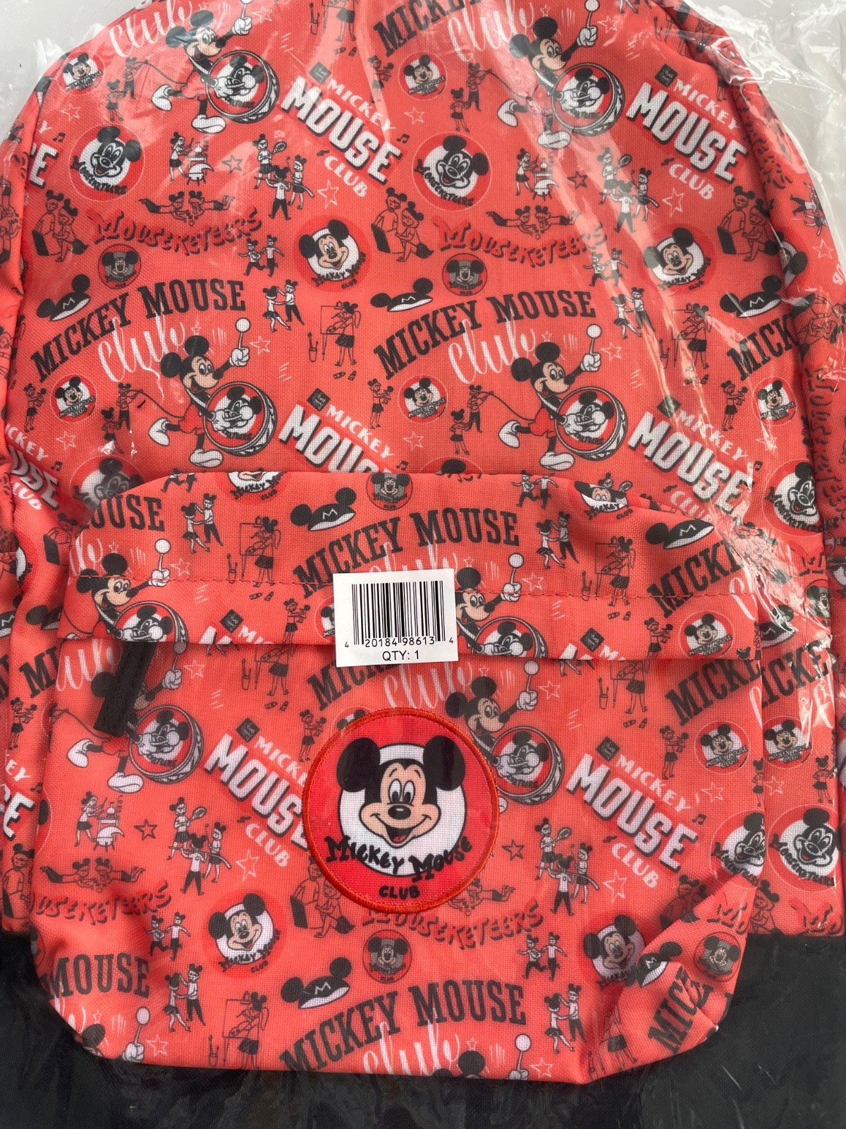 DISNEY PARKS MICKEY MOUSE CLUB FULL SIZE BACKPACK BNWT