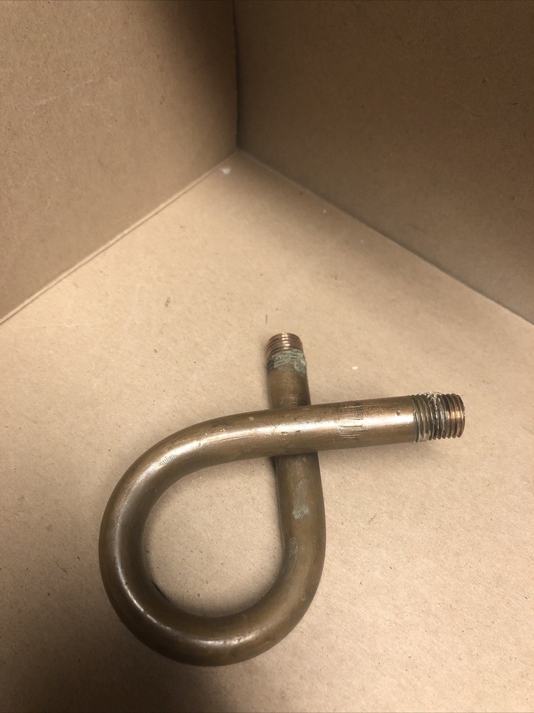 1/4" Heavy Brass angle Pigtail EUC-Red Brass 1/4" Angle Pigtail