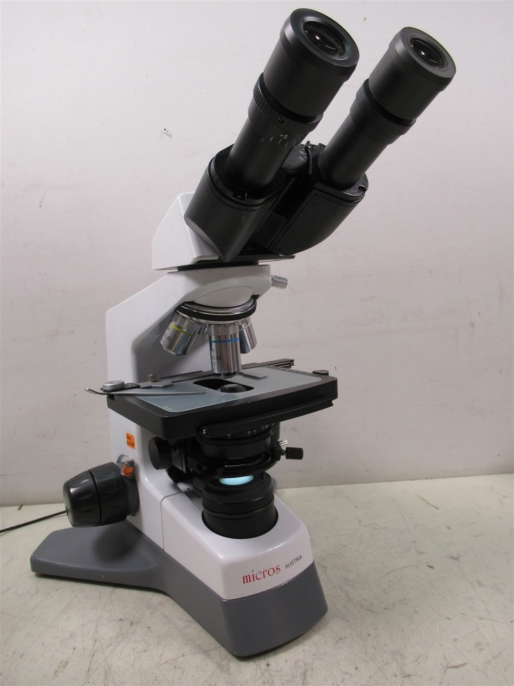 Micros Austria Biological Microscope 4 Objectives & Eyepieces MCX100LED Daffodil