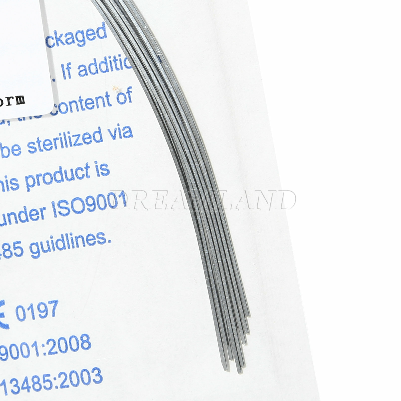 Dentales Ortodoncia Arcos de Súper Elásticos NITI Rectangular Alambres de Arco