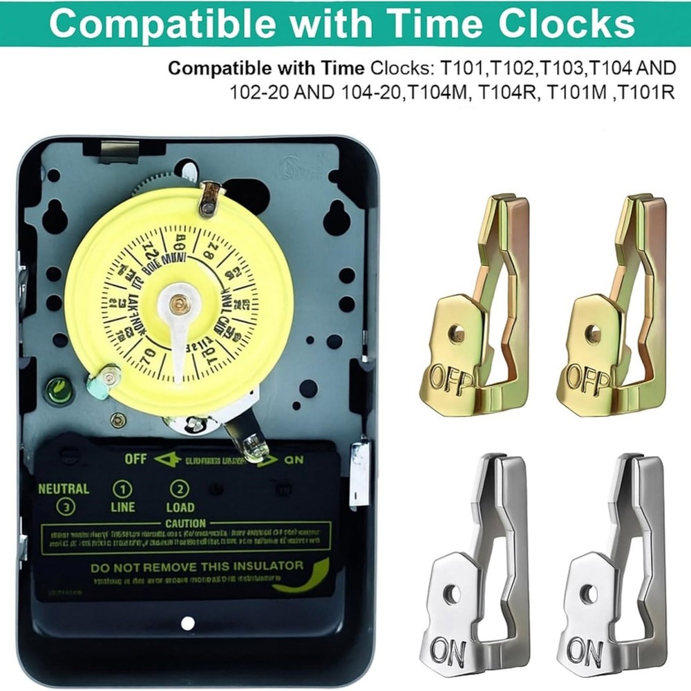 For Intermatic T101 and T101M Timer Tripper 156T1978A with Mounting Hardware