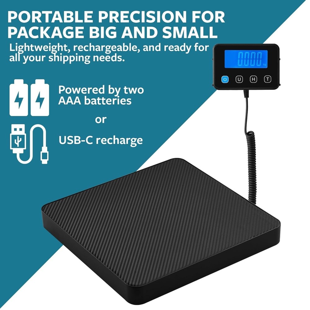 Versatile Postal Scale for Home or Office with Multiple Measurement Units