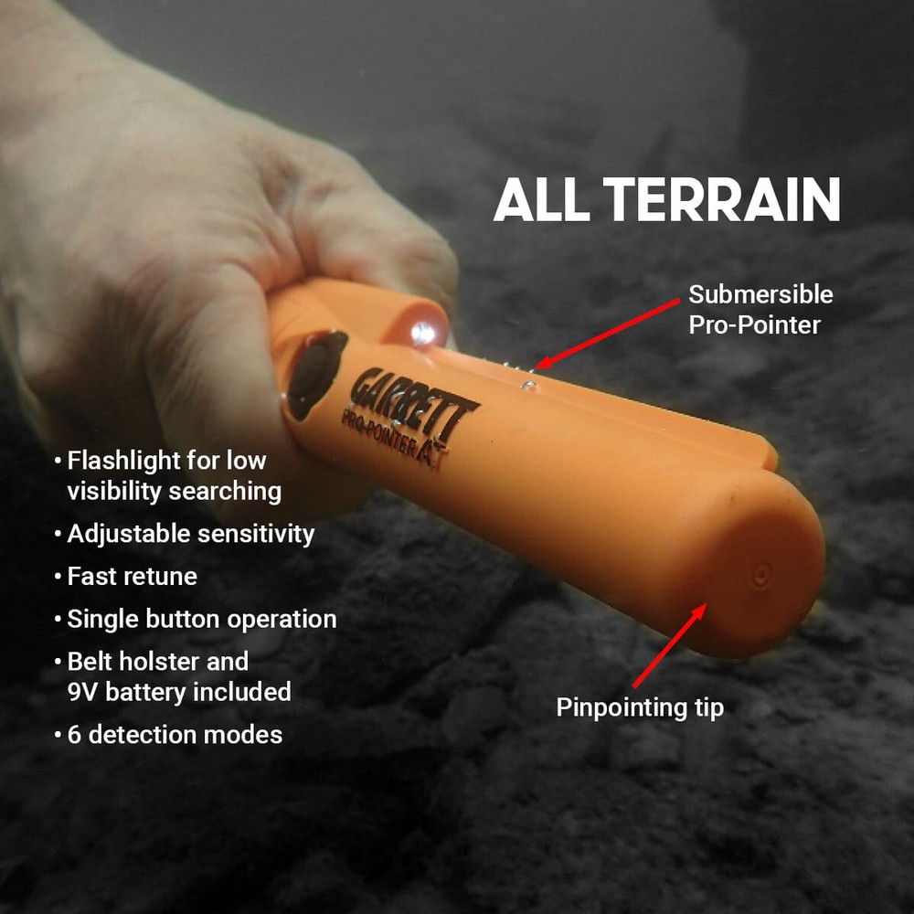 Garrett Propointer AT Underwater Pinpointer with Holster & Battery GENUINE