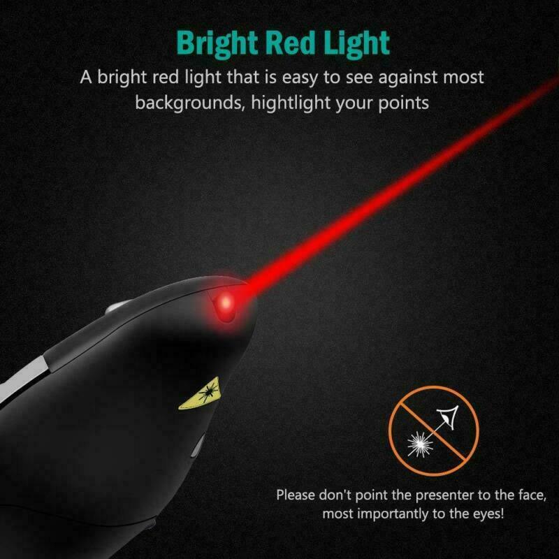 2.4GHz Wireless Presenter Powerpoint Presentation Remote Controller Clicker Pen