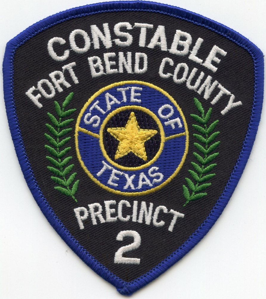 FORT BEND COUNTY TEXAS TX Precinct 2 CONSTABLE sheriff police PATCH