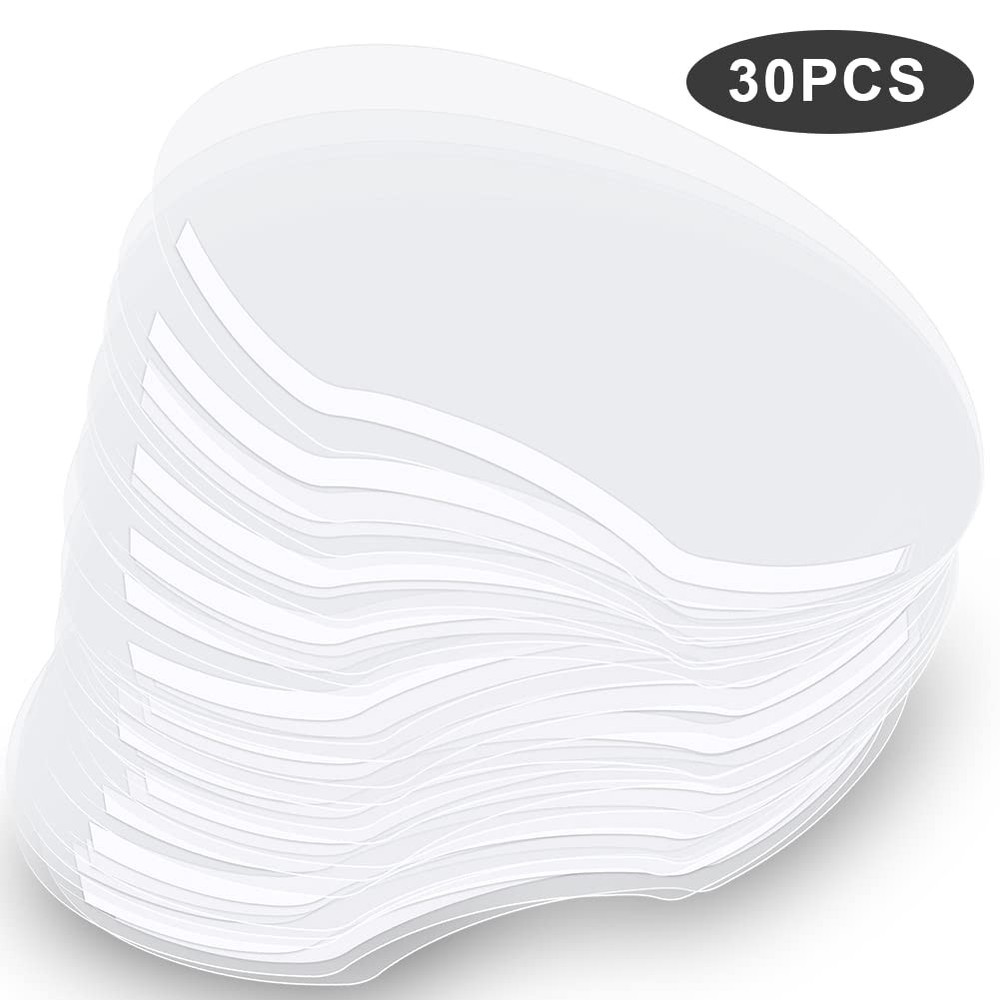30 PCS Shower Face Eye Shields，Clear Visors Protector Makeup Clear