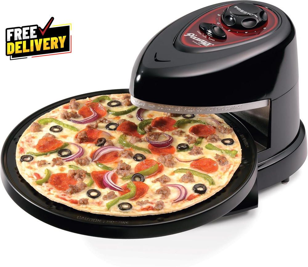 03430 Pizzazz plus Rotating Oven, Black