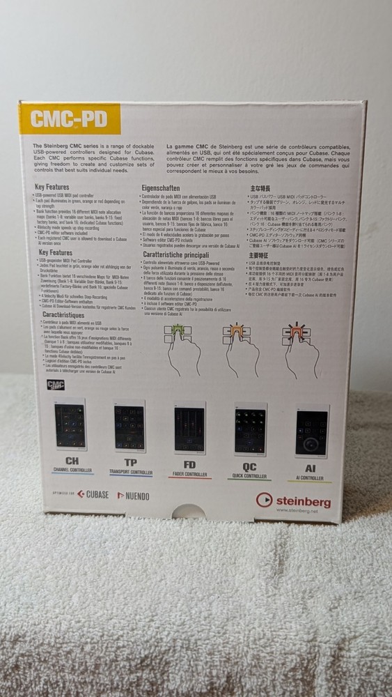 Steinberg CMC-PD Pad Controller for Cubase & Nuendo - Open Box