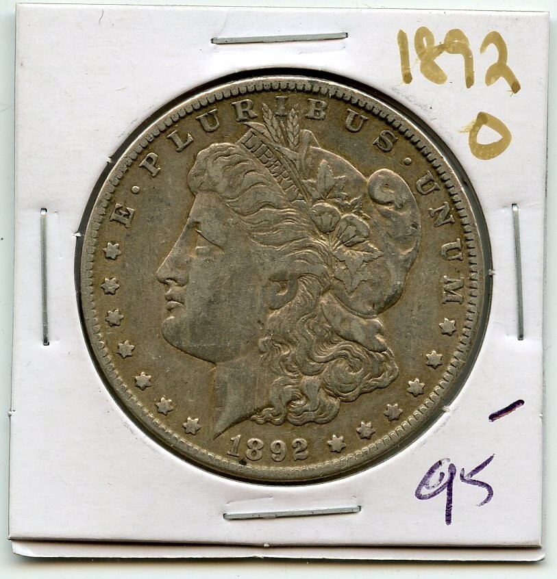 1892-O Morgan Silver Dollar