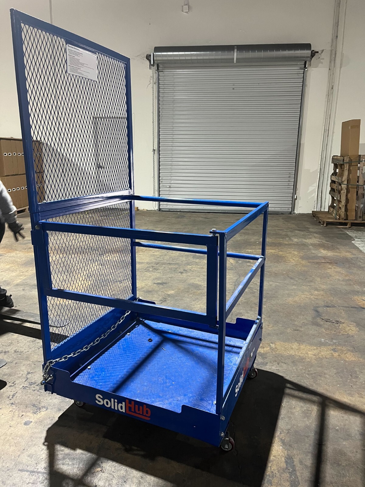 Working cage / platform / safety basket for forklift, SolidHub
