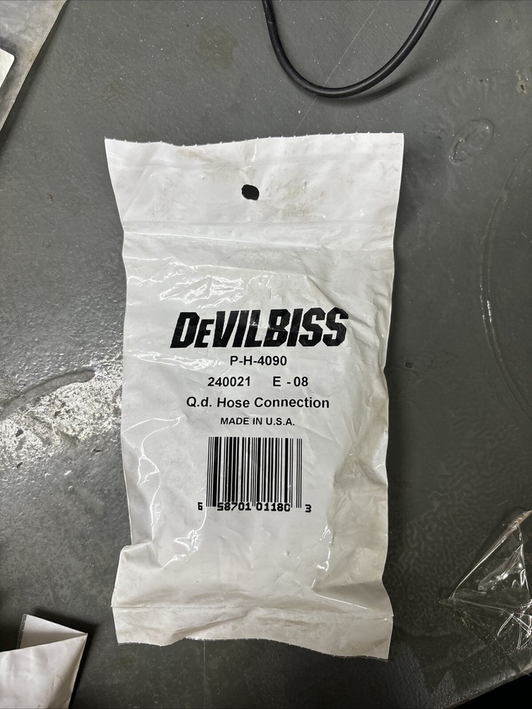 DeVilbiss P-H-4090, Quick Disconnect Hose Connection