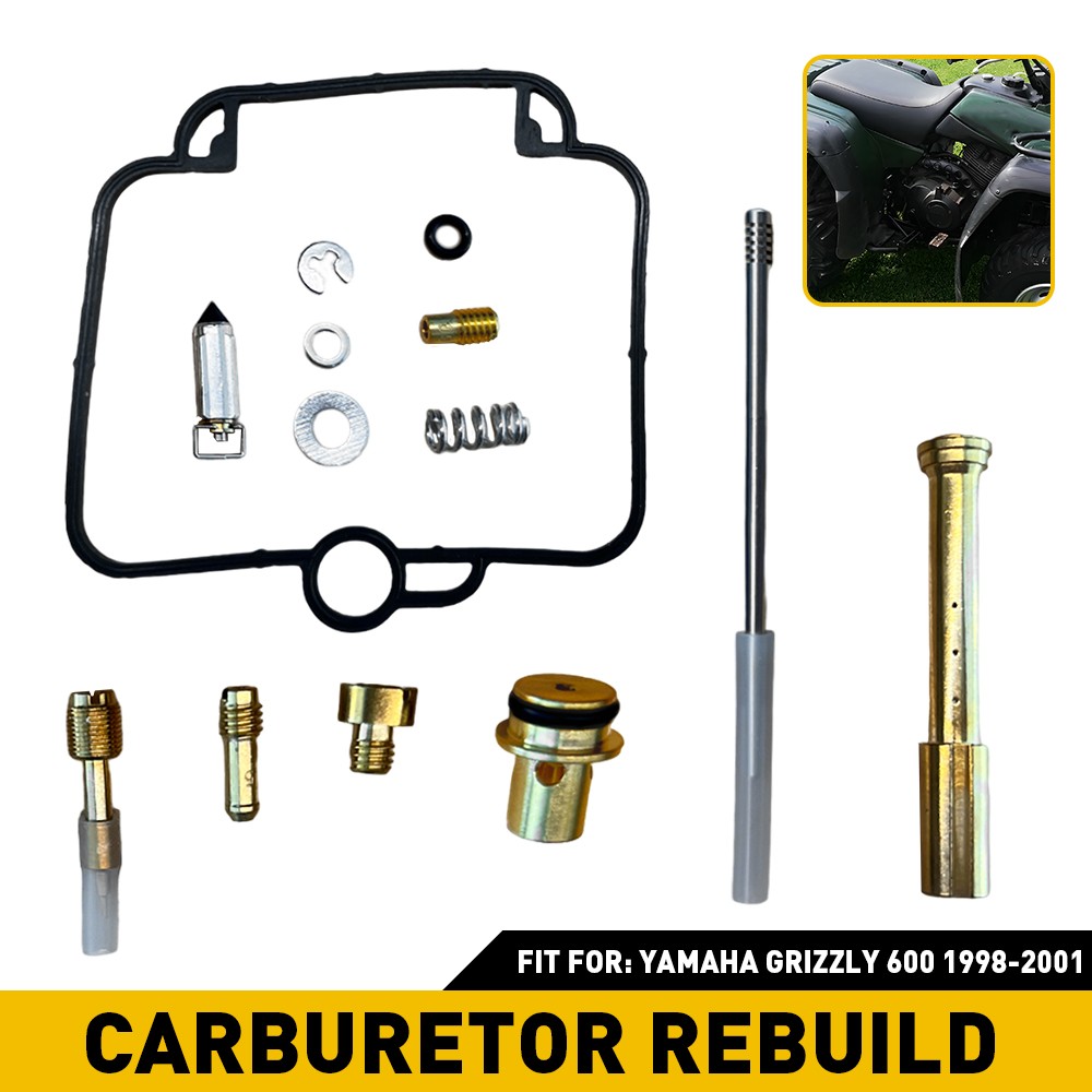 Quality Carb Carburetor Rebuild Repair Kit For Yamaha Grizzly 600 98-2001 Y