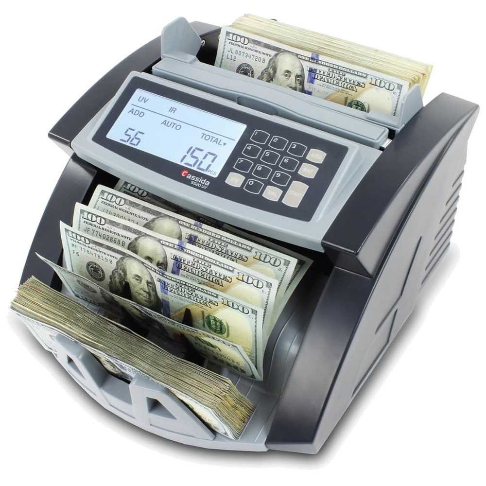 Efficient 5520 UV Money Counting Machine with Large LCD & Multi-Mode Operation