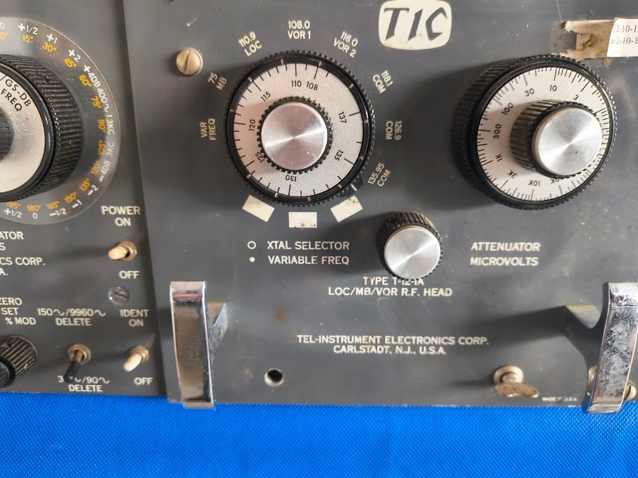Type T-12a Navcom Generator Tel Instrument Electronics Corp - AS-IS - Not Tested