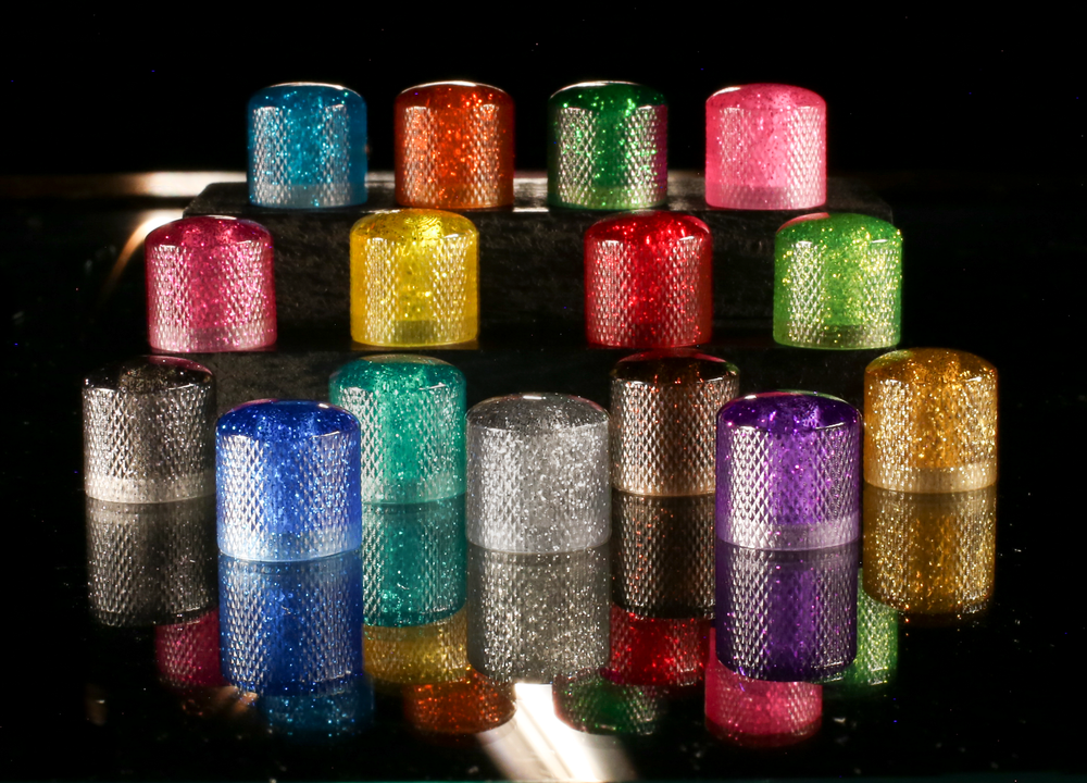 Xentric Guitars - METAL FLAKE Series Resin Guitar Knobs & Switch Caps