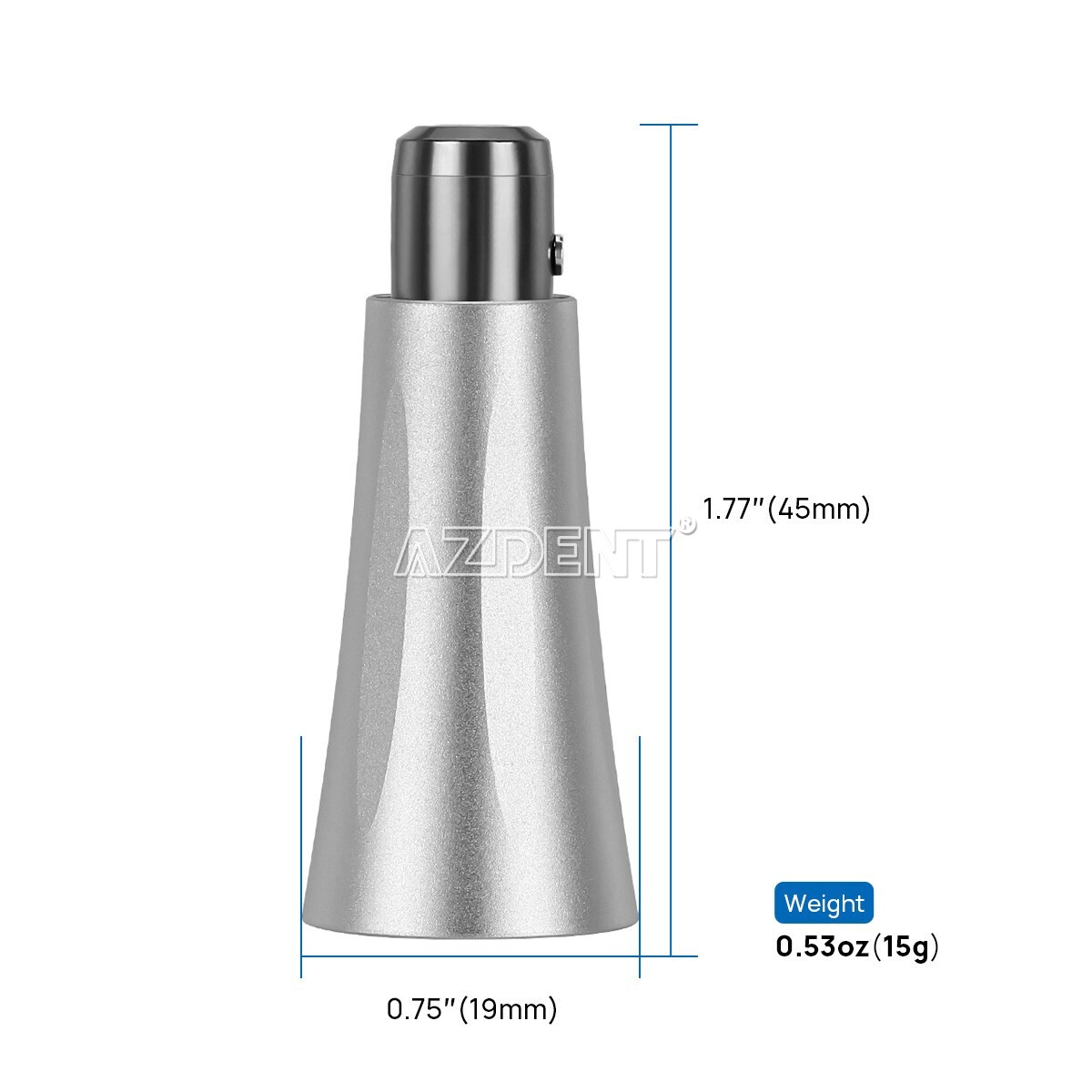 360° Swivel Dental Hygiene Prophy Handpiece Air Motor 4 Holes W/ 4:1 Nose cone