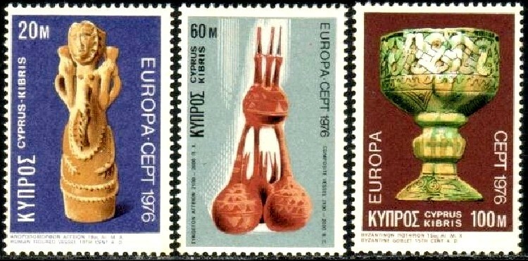 Cyprus #445-447 MNH