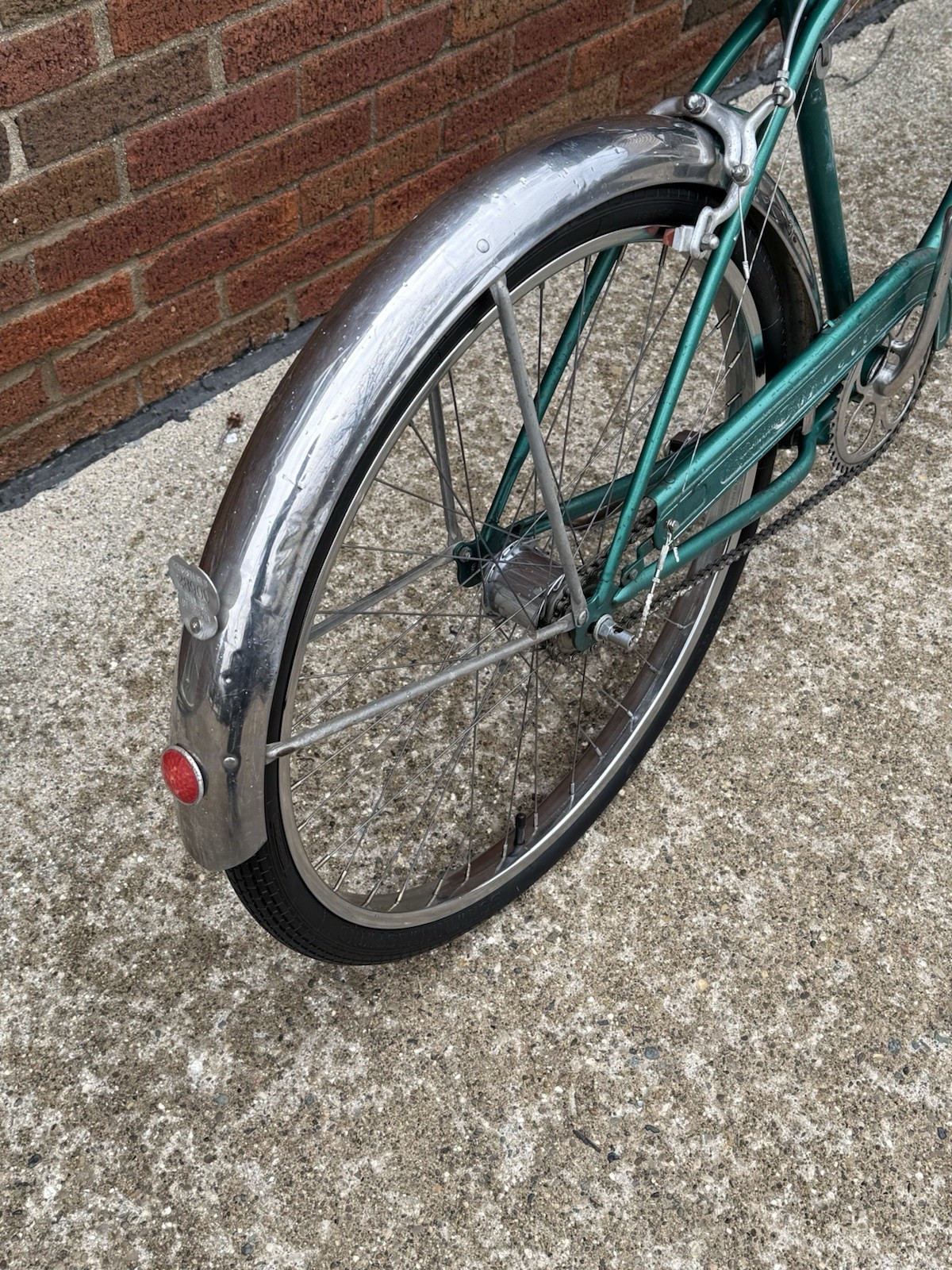 Vintage 1955 3-Speed Schwinn Corvette Bicycle Green Super Nice Refurbished Look
