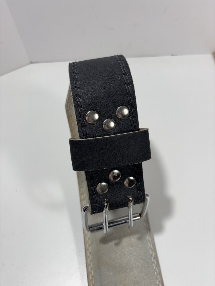 CAP Split Leather Weightlifting Belt Black Medium