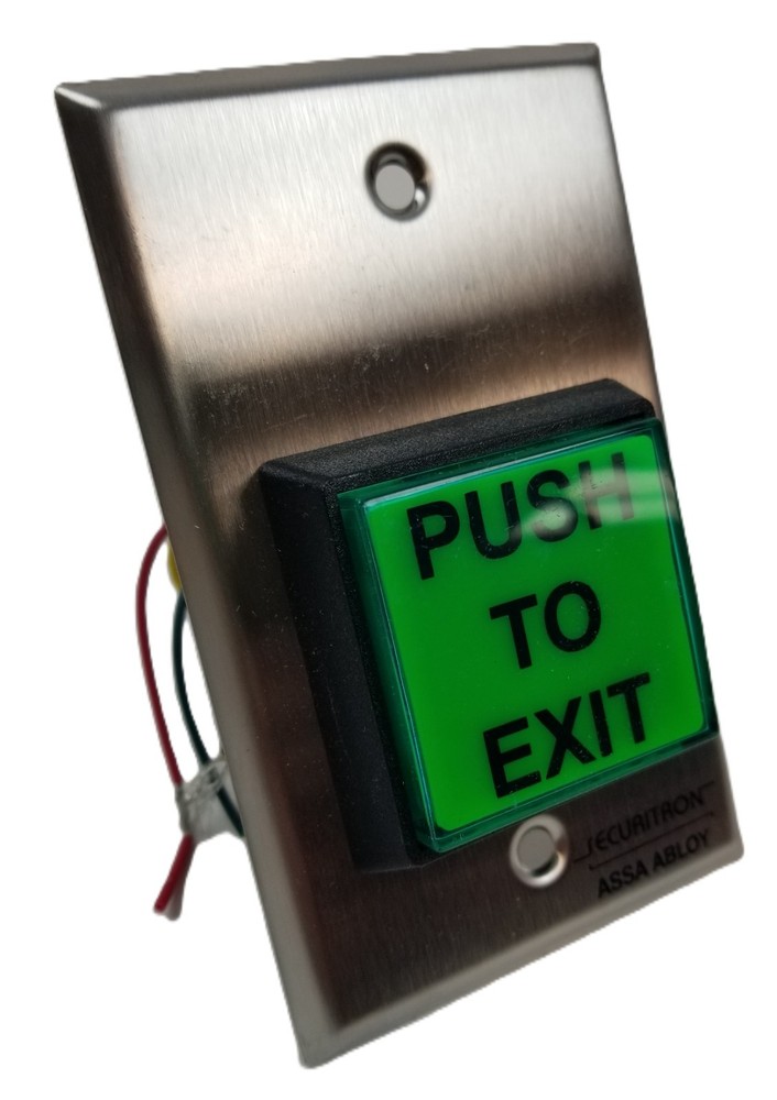 Assa Abloy Securitron EEB2 Emergency Exit Button Green 30 Second Timer NEW