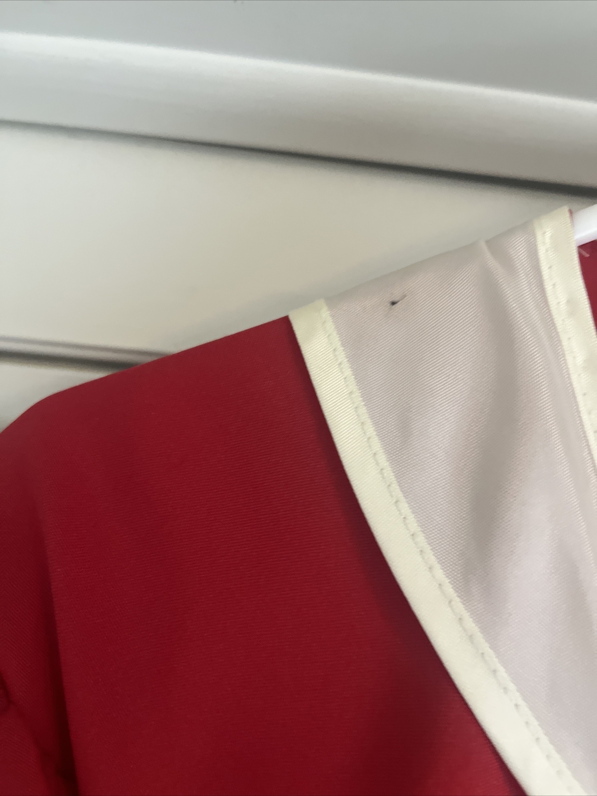 Red White High School Graduation Cap and Gown See Measurements