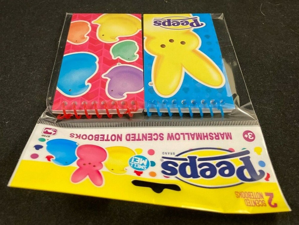 Peeps - Marshmallow Scented Notebooks - 2 Set - Mini Notebook Set